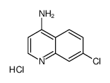 7-CHLOROQUINOLIN-4-AMINE HYDROCHLORIDE Structure