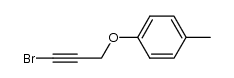 1-((3-bromoprop-2-yn-1-yl)oxy)-4-methylbenzene结构式