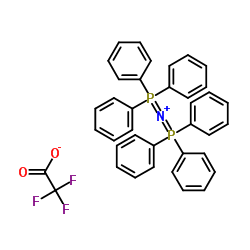 Bis(triphenylphosphine)iminium trifluoroacetate Structure