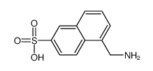 5-(aminomethyl)naphthalene-2-sulfonic acid Structure