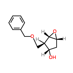 (1S,2R,3S,5R)-2-(Benzyloxymethyl)-6-oxabicyclo[3.1.0]hexan-3-ol Structure