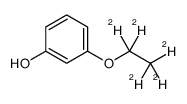 3-(1,1,2,2,2-pentadeuterioethoxy)phenol结构式