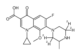 Gatifloxacin-d4结构式