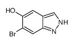 6-溴-5-羟基-1H-吲唑结构式