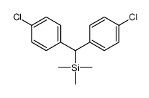bis(4-chlorophenyl)methyl-trimethyl-silane Structure