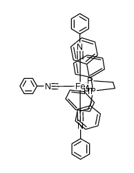{1,2-bis(diphenylphosphino)ethane-P,P'}tris(phenyl isocyanide)iron(0) Structure