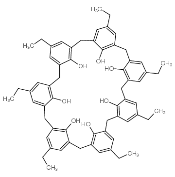 对-乙基杯[7]芳香烃结构式