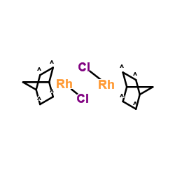 氯降冰片二烯铑二聚体结构式