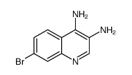 7-溴喹啉-3,4-二胺结构式