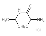 2-Amino-N-isopropylpropanamide hydrochloride Structure