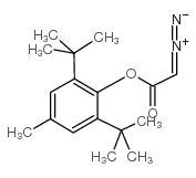 2,6-二-叔丁基-4-甲基二氮杂乙酸苯酯结构式