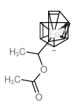 (1-Acetoxyethyl)ferrocene Structure