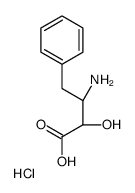 (2S,3s)-3-氨基-2-羟基-4-苯基丁酸盐酸盐结构式