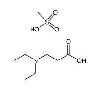 3-(N,N-diethylamino)propionic acid methanesulfonate Structure