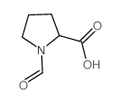 N-甲酰基-L-脯氨酸结构式