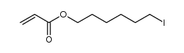 acrylic acid-6-iodohexyl ester结构式