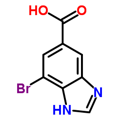 4-Bromo-1H-benzimidazole-6-carboxylic acid Structure