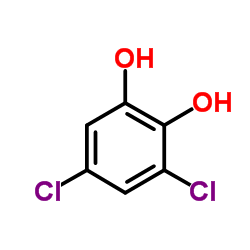 3,5-二氯邻苯二酚结构式
