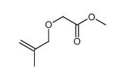 (2-甲基烯丙氧基)-乙酸甲酯结构式