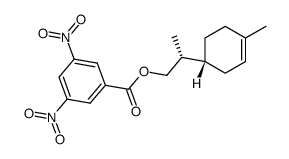 (4R,8R)-p-menth-1-en-9-yl 3,5-dinitrobenzoate Structure