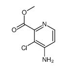 4-Amino-3-chloro-2-pyridinecarboxylic Acid Methyl Ester Structure