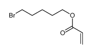 5-bromopentyl prop-2-enoate结构式