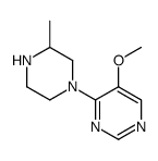 5-methoxy-4-(3-methylpiperazin-1-yl)pyrimidine结构式