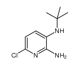N3-(tert-butyl)-6-chloropyridine-2,3-diamine结构式