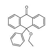 9-ethoxy-9-phenyl-10-anthrone Structure
