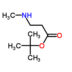 tert-Butyl N-methyl-β-alaninate Structure