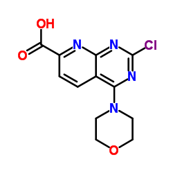2-Chloro-4-Morpholinopyrido[2,3-d]pyrimidine-7-carboxylic acid structure