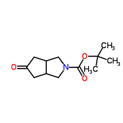 顺式5-氧代-八氢环戊基叔丁基[c]吡咯-2-羧酸酯结构式