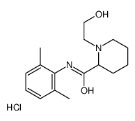 N-(2,6-dimethylphenyl)-1-(2-hydroxyethyl)piperidine-2-carboxamide,hydrochloride Structure