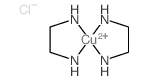 Copper(2+),bis(1,2-ethanediamine-kN,kN')-, dichloride, (SP-4-1)- (9CI) Structure