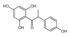 2-(4-hydroxyphenyl)-1-(2,4,6-trihydroxyphenyl)propan-1-one结构式