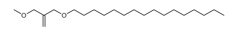 3-(hexadecyloxy)-2-(methoxymethyl)-1-propene结构式