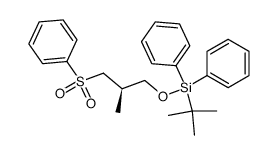 phenyl (2R)-3-(tert-butyldiphenylsilyl)oxy-2-methylpropyl sulfone Structure