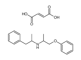 (alpha-methylphenethyl)(1-methyl-2-phenoxyethyl)ammonium hydrogen fumarate structure