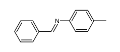 (E)-N-BENZYLIDENE-4-METHYLANILINE Structure