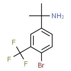 2-(4-溴-3-(三氟甲基)苯基)丙基-2-胺盐酸盐结构式