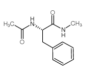 乙酰基-L-苯丙氨酸甲基酰胺结构式
