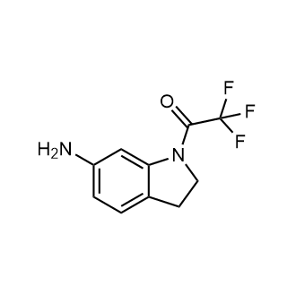 1-(6-氨基吲哚啉-1-基)-2,2,2-三氟乙烷-1-酮结构式