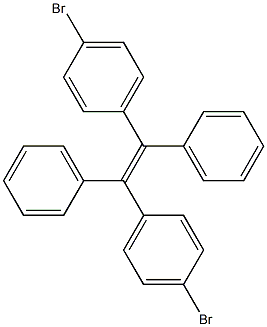 1,2-双(4-溴苯基)-1,2-二苯乙烯结构式