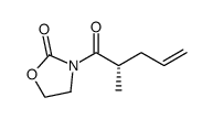 3-(2-methylpent-4-enoyl)-1,3-oxazolidin-2-one Structure