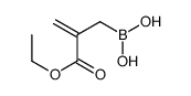 2-ethoxycarbonylprop-2-enylboronic acid结构式