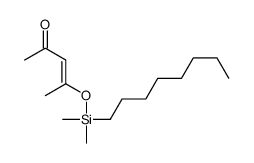 4-[dimethyl(octyl)silyl]oxypent-3-en-2-one Structure