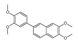 6-(3,4-dimethoxyphenyl)-2,3-dimethoxynaphthalene Structure