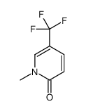 1-Methyl-5-trifluoromethyl-1H-pyridin-2-one结构式