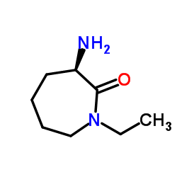 (3R)-3-Amino-1-ethyl-2-azepanone Structure