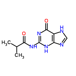 N2-异丁酰鸟嘌呤结构式